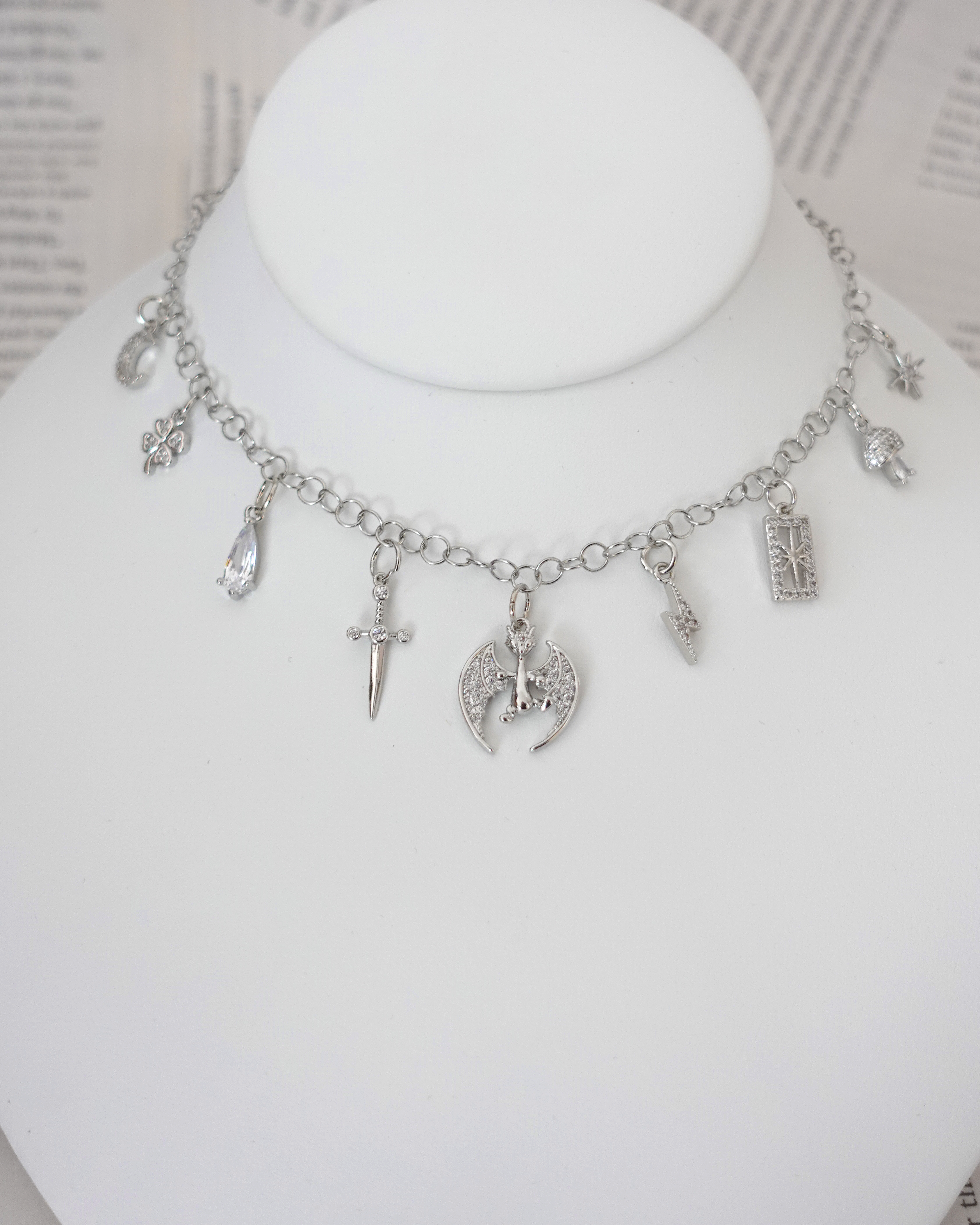 One of a kind Charm Necklaces (Set I)