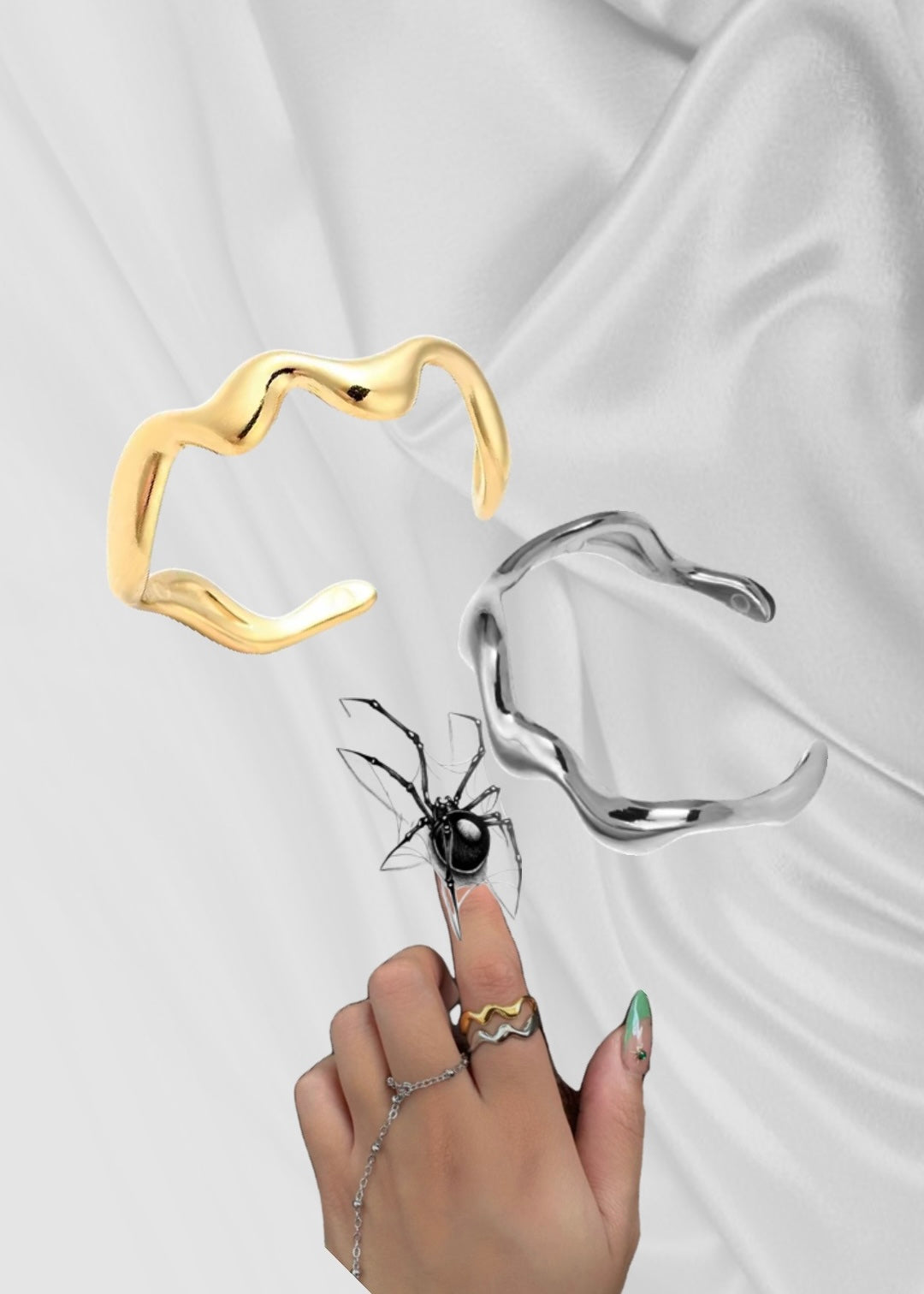 Molten Silk Ring