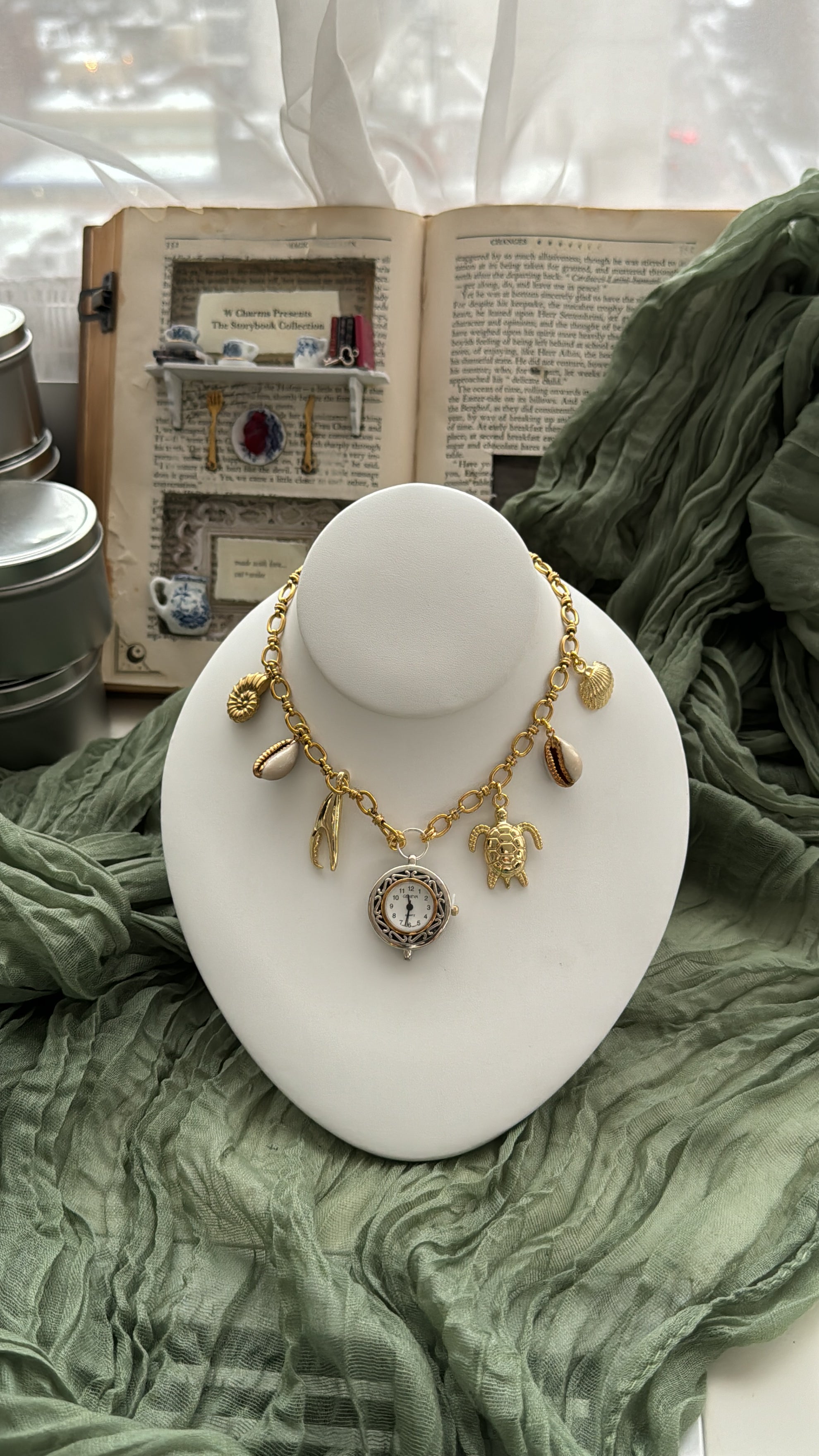 Custom Watch Charm Necklace