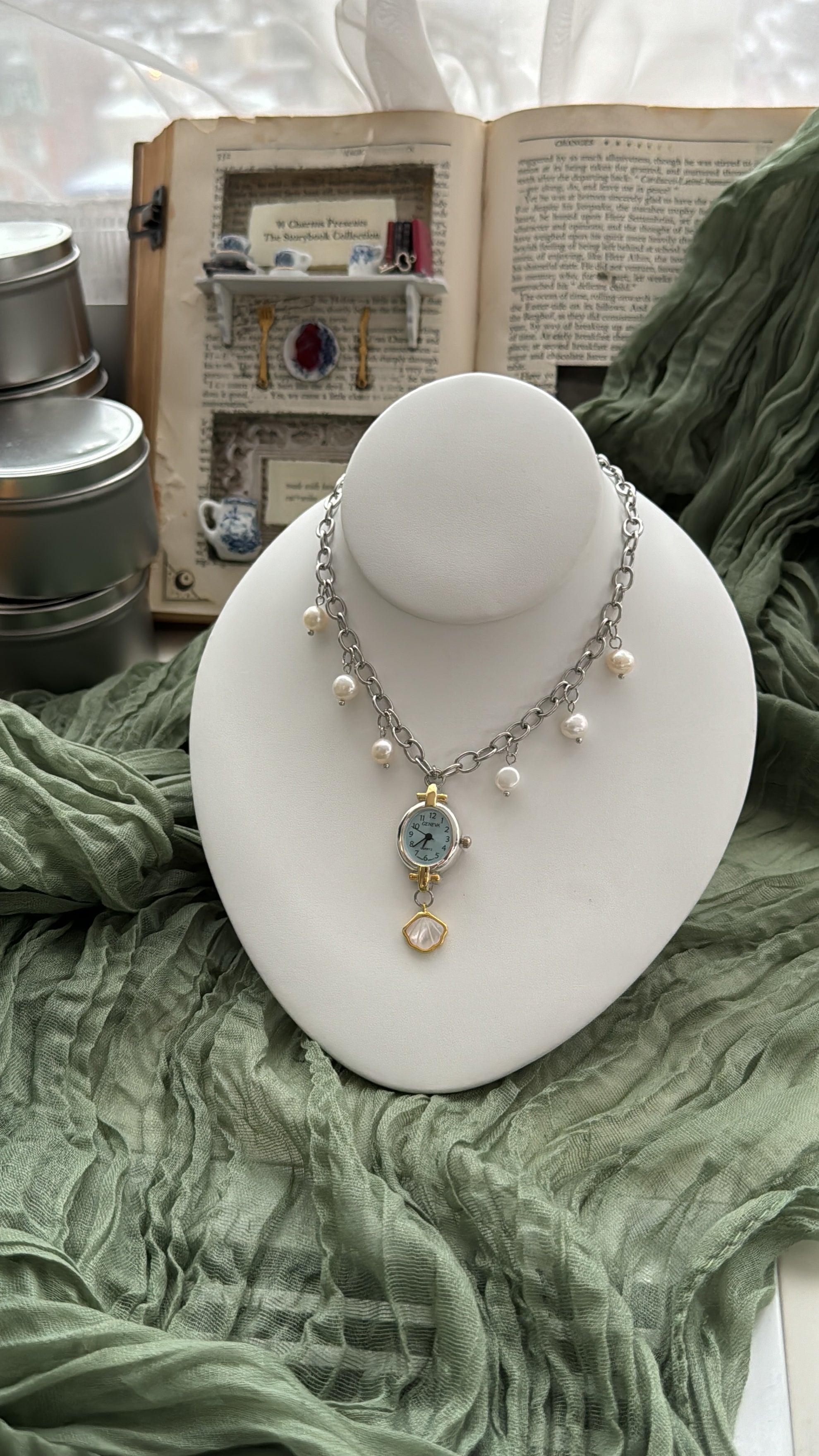 Custom Watch Charm Necklace