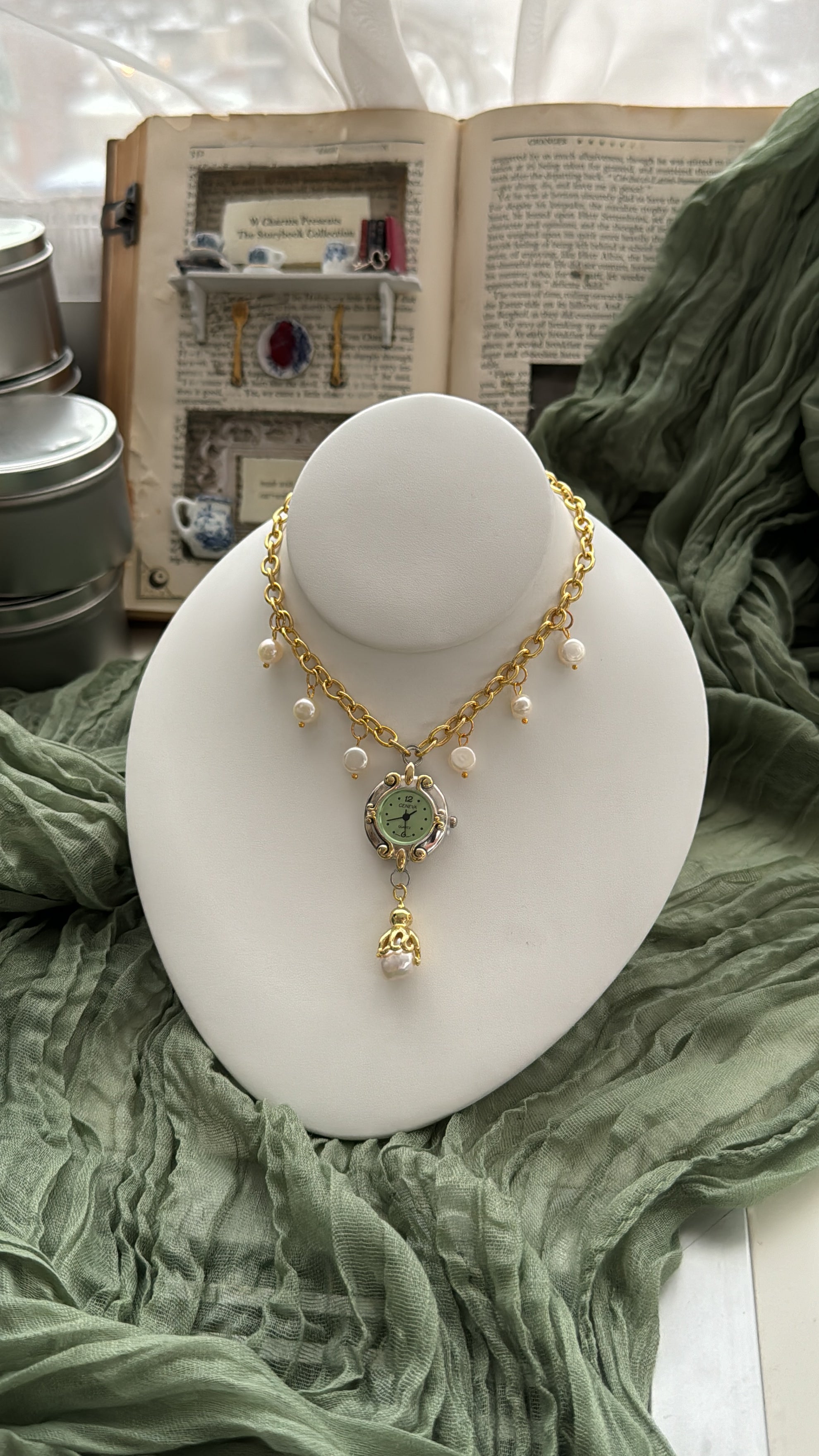 Custom Watch Charm Necklace